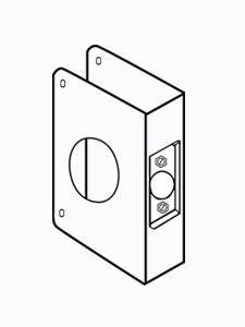 Picture for category Wrap Around Plate For Deadbolts with 1-1/2" Hole