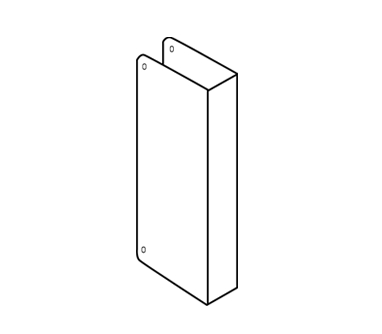 Picture for category Wrap Around Plate For Blank Wrap-around with Trim Screws