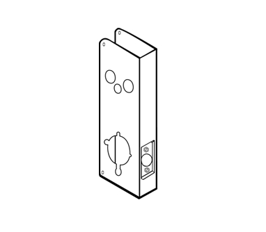 Picture for category Wrap Around Plate For Best 93-KV Locks & Mas-hamilton Power Levers