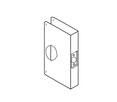Picture for category Wrap Around Plate For Locks With Extended Or Converted Backsets
