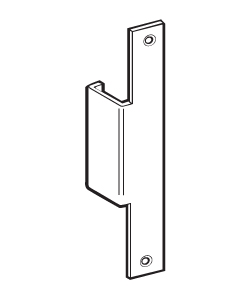 Picture for category Electric Strike Filler plates for selected Folger Adams, Von Duprin, and Rofu numbers
