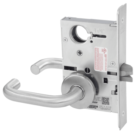 Show details for Corbin Russwin ML2010 LSA Passage or Closet Mortise Lock, LS Lever, A Rose LSA