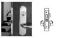 Show details for Corbin Russwin ML2030 NSN Privacy, Bedroom or Bathroom Mortise Lock, NS Lever, N Escutcheon ML2030