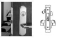 Show details for Corbin Russwin ML2024 NSN Entrance or Storeroom Mortise Lock, NS Lever, N Escutcheon ML2024