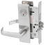 Show details for Corbin Russwin ML2075 NSM Security Entrance or Office Mortise Lock, NS Lever, M Escutcheon bathqhqhq