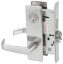 Show details for Corbin Russwin ML2029 NSM Hotel or Motel Mortise Lock, NS Lever, M Escutcheon batnat