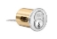 Show details for Accentra (Yale) 1193 626 Rim Cylinder, Interchangeable Core, 6-pin, Satin Chrome 1193-626