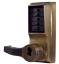 Show details for Dormakaba Simplex LL1021S-05 Pushbutton Lock LH LHR Schlage - Antique Brass LL1021S-05-41