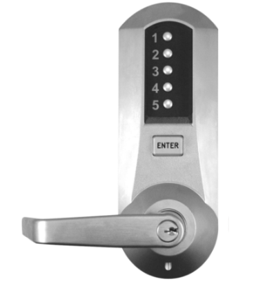 Show details for Dormakaba Simplex 5031XKWL-26D Pushbutton Lock - Satin Chrome - Kaba Keyway 5031XKWL-26D-41
