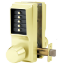 Show details for Dormakaba Simplex EE1011/EE1011-03 Double Sided Pushbutton Lock - Bright Brass EE1011EE1011-03-41