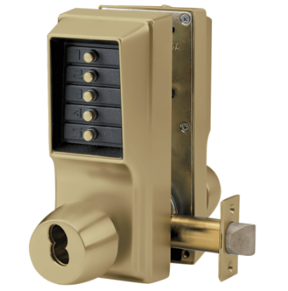 Show details for Dormakaba Simplex EE1021B/EE1011-05 2-Sided Lock w/ Key - Antique Brass EE1021BEE1011-05-41
