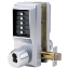 Show details for Dormakaba Simplex EE1021C/EE1011-26D 2-Sided Lock f/ Corbin - Satin Chrome EE1021BEE101126D41