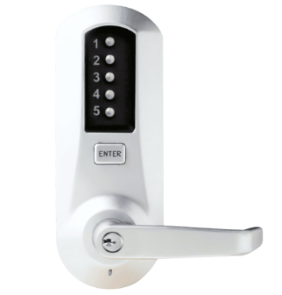 Show details for Dormakaba Simplex 5021XSWL-026 Lever Lock Bright Chrome - Schlage C Keyway 5021XSWL-026-41