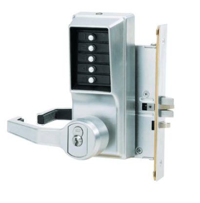Show details for Dormakaba Simplex LR8146B-26D Mortise Lock - LHR - Best IC - Satin Chrome LR8146B-26D-41