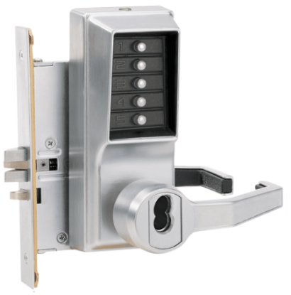 Show details for Dormakaba Simplex R8146B-26D Mortise Lock - RH - Best IC - Satin Chrome R8146B-26D-41