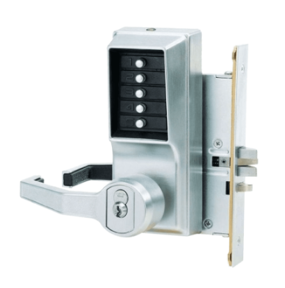 Show details for Dormakaba Simplex LR8148B-26D Mortise Lock - LHR - Best IC - Satin Chrome LR8148B-26D-41