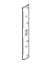 Show details for Don-Jo FL-208W Series-8 Strikes - Single hole version designed to work with key-in-knob or deadbolt - 8" x 1-3/4" fl208w