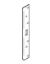 Show details for Don-Jo FL-212W Series-12 Strikes - Single hole version designed to work with key-in-knob or deadbolt - 12" x 1-3/4" FL212n
