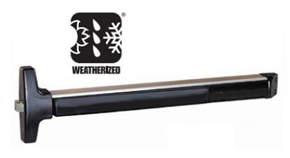 Show details for Detex V40 W HD, Weatherized Rim Panic Exit Device w/ Hex Key Dogging - No Alarm DetexV40WHD
