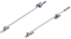 Show details for Glynn Johnson 793H Extra Heavy Duty Surface Mount Overhead Door Stop / Holder 27-1/16" - 33" Door GJ70-79