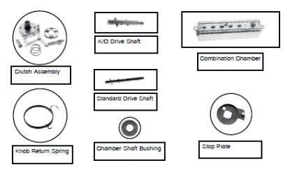 Show details for Dormakaba 203035-000-01, Simplex 1000 Series Service Kit (For 1000 Series Knob Locks) 203035