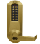 Show details for Dormakaba E5066SWL606-41, Keypad Mortise lock, IC for Schlage - Satin Brass E5066SWL-606-41