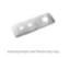 Show details for Dormakaba 201745-26D-01 Simplex Common Mechanical Unified Trim Plate (For Passage set Models) - Satin Chrome 745