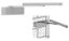 Show details for LCN 4003T Track Door Closer - Wall pocket mounting (hinge side) - Size 3 4000T