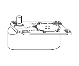 Show details for Norton Rixson 27-LAP Heavy Duty 3/4 Offset Floor Closer Body Only, 626 - Satin Chrome 27lap