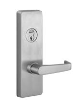 Show details for PHI Precision 4908A Lever Exit Device Trim - Key controls lever, Lever Design "A" 4903a
