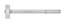 Show details for Precision 671DR-4-630 Wide Stile Rigid Dummy Touchbar, Stainless Steel - 48" 671DR