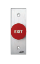 Show details for RCI 918N-TD-28 Tamper-Resistant Exit Pushbutton, Narrow, Time-Delay Switch Mode - Aluminum 918N