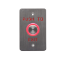 Show details for Dynalock 6610E Halo-Lighted Piezo REX Push Button, Single Gang, "Push To Exit" Faceplate 6610Ee