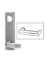 Show details for Adams Rite 3080-03-03U Entry Trim With Cylinder Hole - Universal Kit - Square Handle 3080-03-03U