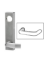 Show details for Adams Rite 3080E-02-03U Electrified Entry Trim With Cylinder Hole - Universal Kit - Round Handle 3080-02-03U