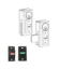 Show details for Adams Rite 4089-01-130 Exit Indicator - For Inverted Lock - Clear Anodized 4089-
