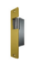 Show details for Trine 001 12DC Electric Strike - 5-7/8" x 1-1/4" Faceplate - Brass Powder Coated - 12DC 001