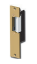 Show details for Trine 2001 Adjustable Face Plate - 5-7/8" x 1-1/4" - Brass Powder Coated trine2001