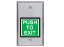 Show details for SDC 423PU Illuminated "PUSH TO EXIT" switch W/ Integrated pneumatic timer, 2" square button - Stainless Steel 422Uu