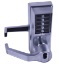 Show details for Dormakaba Simplex LL1076B-26D Pushbutton Privacy Lock (lockout) W/ Key LH & LHR Satin Chrome LL1076B-26D-41