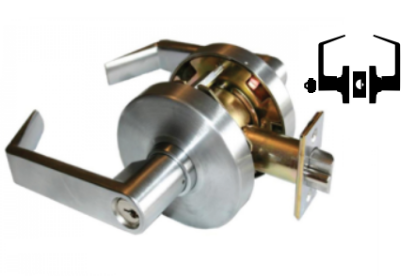 Show details for Imperial DL-LHV80CL-US26D Heavy Duty Storeroom Lever Set - Satin Chrome DL-LHV70