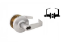 Show details for Imperial GAL-1151L-IC-626 Standard Duty Entry Lever Set - Satin Chrome gal1151LIC