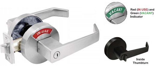 Picture of Cal-Royal INDLEV-20 Series Privacy Indicator Lever Lock