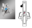 Show details for Cal Royal SC8080 US26D Extra H.D. Grade 1, Storeroom Mortise Lockset - Satin Chrome SC8080