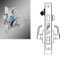 Show details for Cal Royal SC8453 US26D Extra H.D. Grade 1, Entrance Mortise Lockset - Satin Chrome SC8453