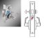 Show details for Cal Royal SC8440 US26D Extra H.D. Grade 1, Privacy with Deadbolt Mortise Lockset - Satin Chrome SC8440