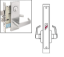 Show details for Cal Royal WI8010 SE US26D Heavy Duty Grade 1, Wide Escutcheon Passage Mortise Lockset - Satin Chrome WI8010