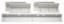 Show details for Alarm Controls AM3375 Z-Bracket, For 600 Series Double Maglocks, Aluminum AM3375