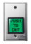 Show details for Alarm Controls TS-2-2T 2" Green Square Button, "PUSH TO EXIT", DPDT w/Timer, Single Gang, Satin Stainless Steel TS-40