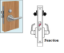 Show details for Cal Royal SC8060LG US32D Heavy Duty Grade 1, Apartment Entrance Ligature Resistant Mortise Lockset - Stainless steel SC8060LG